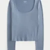 Tricou cu mâneci lungi, croi fără cusături Tricou cu mâneci lungi, croi fără cusături