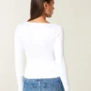 Tricou cu mâneci lungi, croi fără cusături Tricou cu mâneci lungi, croi fără cusături
