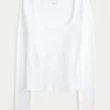 Tricou cu mâneci lungi, croi fără cusături Tricou cu mâneci lungi, croi fără cusături