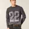 Tricou cu mâneci lungi, gros, cu imprimeu 22 Tricou cu mâneci lungi, gros, cu imprimeu 22