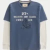 Tricou cu mâneci lungi și logo grafic surf Tricou cu mâneci lungi și logo grafic surf