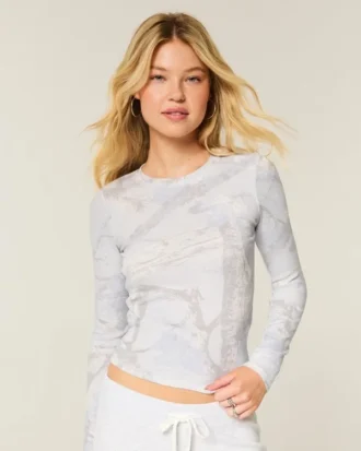 Tricou cu mâneci lungi pentru bebeluși