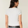 Tricou cu mâneci scurte și guler rotund