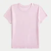 Tricou cu mâneci scurte și guler rotund Tricou cu mâneci scurte și guler rotund