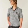 Tricou cu mâneci scurte și imprimeu cu cireșe Tricou cu mâneci scurte și imprimeu cu cireșe