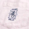 Tricou cu mâneci scurte și imprimeu Key West, din amestec de in, croi drept Tricou cu mâneci scurte și imprimeu Key West, din amestec de in, croi drept