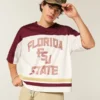 Tricou de fotbal cu grafică Florida State University Seminoles Tricou de fotbal cu grafică Florida State University Seminoles