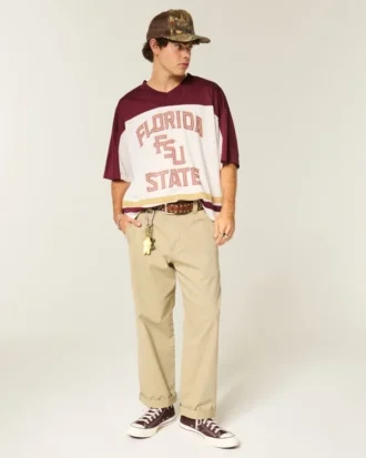 Tricou de fotbal cu grafică Florida State University Seminoles