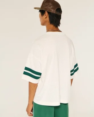 Tricou de fotbal cu grafică Michigan State University Spartans