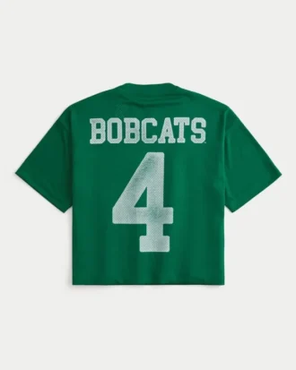 Tricou de fotbal cu grafică Ohio University Bobcats