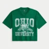 Tricou de fotbal cu grafică Ohio University Bobcats Tricou de fotbal cu grafică Ohio University Bobcats