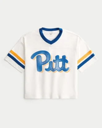 Tricou de fotbal cu grafică Panthers al Universității din Pittsburgh