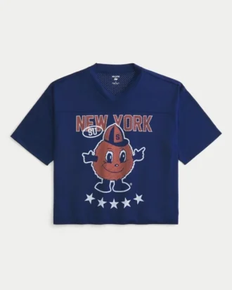 Tricou de fotbal cu grafică portocaliu Syracuse University