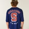 Tricou de fotbal cu grafică portocaliu Syracuse University Tricou de fotbal cu grafică portocaliu Syracuse University