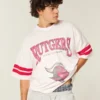 Tricou de fotbal cu grafică Rutgers University Scarlet Knights Tricou de fotbal cu grafică Rutgers University Scarlet Knights