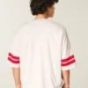 Tricou de fotbal cu grafică Rutgers University Scarlet Knights Tricou de fotbal cu grafică Rutgers University Scarlet Knights