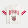 Tricou de fotbal cu grafică Rutgers University Scarlet Knights Tricou de fotbal cu grafică Rutgers University Scarlet Knights