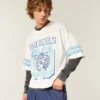 Tricou de fotbal cu grafică Tar Heels al Universității din Carolina de Nord la Chapel Hill Tricou de fotbal cu grafică Tar Heels al Universității din Carolina de Nord la Chapel Hill