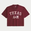 Tricou de fotbal cu grafică Texas A&M University Aggies Tricou de fotbal cu grafică Texas A&M University Aggies