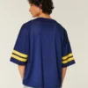 Tricou de fotbal cu grafică Wolverines de la Universitatea din Michigan Tricou de fotbal cu grafică Wolverines de la Universitatea din Michigan