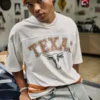 Tricou de fotbal cu imprimeu grafic University of Texas at Austin Longhorns Tricou de fotbal cu imprimeu grafic University of Texas at Austin Longhorns