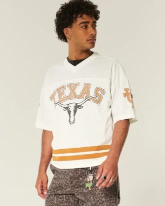Tricou de fotbal cu imprimeu grafic University of Texas at Austin Longhorns