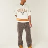 Tricou de fotbal cu imprimeu grafic University of Texas at Austin Longhorns Tricou de fotbal cu imprimeu grafic University of Texas at Austin Longhorns