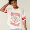 Tricou de fotbal cu imprimeu Ohio State University Buckeyes Tricou de fotbal cu imprimeu Ohio State University Buckeyes