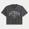 Tricou de fotbal Detroit Graphic, croit larg, din material gros Tricou de fotbal Detroit Graphic, croit larg, din material gros