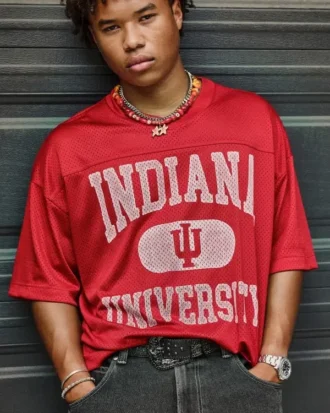 Tricou de fotbal Indiana University Hoosiers Graphic