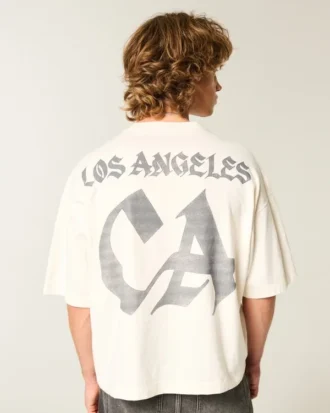 Tricou de fotbal Los Angeles Graphic, croit larg, din material gros Tricou de fotbal Los Angeles Graphic, croit larg, din material gros