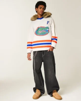 Tricou de hochei cu grafică Gators de la Universitatea din Florida Tricou de hochei cu grafică Gators de la Universitatea din Florida
