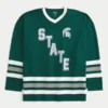 Tricou de hochei cu grafică Michigan State University Spartans Tricou de hochei cu grafică Michigan State University Spartans