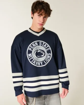 Tricou de hochei cu grafică Penn State University Nittany Lions