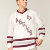 Tricou de hochei cu grafică Texas A&M University Aggies Tricou de hochei cu grafică Texas A&M University Aggies