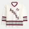 Tricou de hochei cu grafică Texas A&M University Aggies Tricou de hochei cu grafică Texas A&M University Aggies