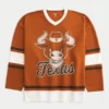 Tricou de hochei cu grafică University of Texas at Austin Longhorns Tricou de hochei cu grafică University of Texas at Austin Longhorns