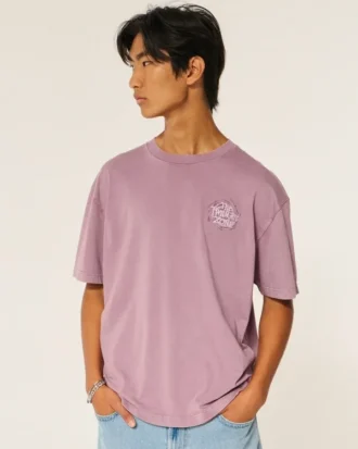 Tricou din bumbac cu croi drept, cu grafică Twilight Zone