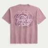 Tricou din bumbac cu croi drept, cu grafică Twilight Zone Tricou din bumbac cu croi drept, cu grafică Twilight Zone
