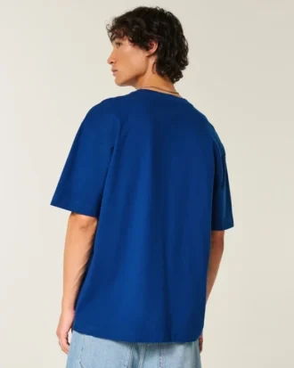 Tricou din bumbac gros, croit drept