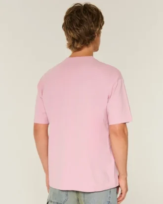 Tricou din bumbac gros, croit drept