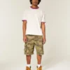 Tricou din bumbac gros, croit drept Tricou din bumbac gros, croit drept