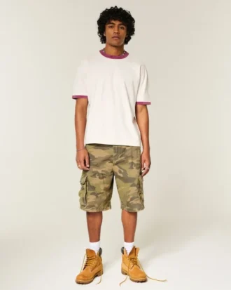 Tricou din bumbac gros, croit drept