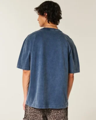 Tricou grafic Athens, gros, cu croială dreptă