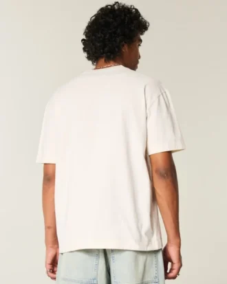 Tricou grafic Croația, croi drept, gros