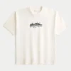 Tricou grafic Croația, croi drept, gros Tricou grafic Croația, croi drept, gros