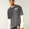 Tricou grafic Dodge Demon, gros, cu croi drept Tricou grafic Dodge Demon, gros, cu croi drept