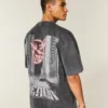 Tricou grafic Dodge Demon, gros, cu croi drept Tricou grafic Dodge Demon, gros, cu croi drept