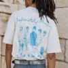 Tricou grafic Oasis, gros, cu croi drept Tricou grafic Oasis, gros, cu croi drept