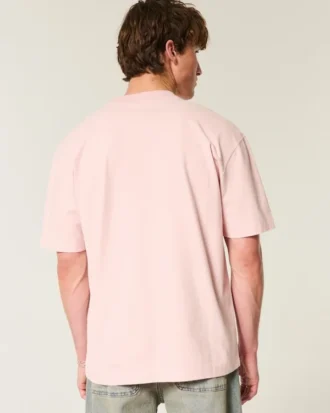 Tricou Hawaii cu imprimeu, croi drept, gros